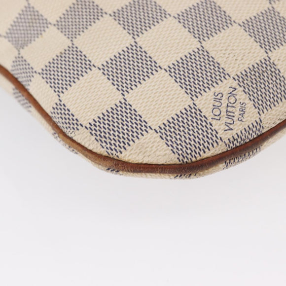 LOUIS VUITTON Damier Azur Pochette Bosphore Shoulder Bag N51112 LV Auth ki6301