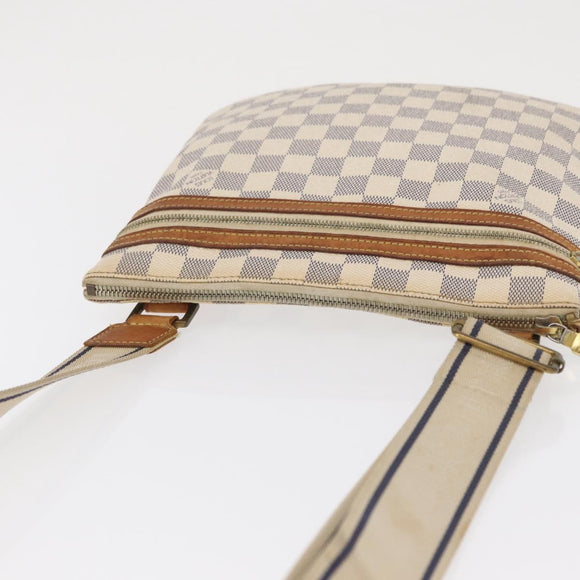 LOUIS VUITTON Damier Azur Pochette Bosphore Shoulder Bag N51112 LV Auth ki6301