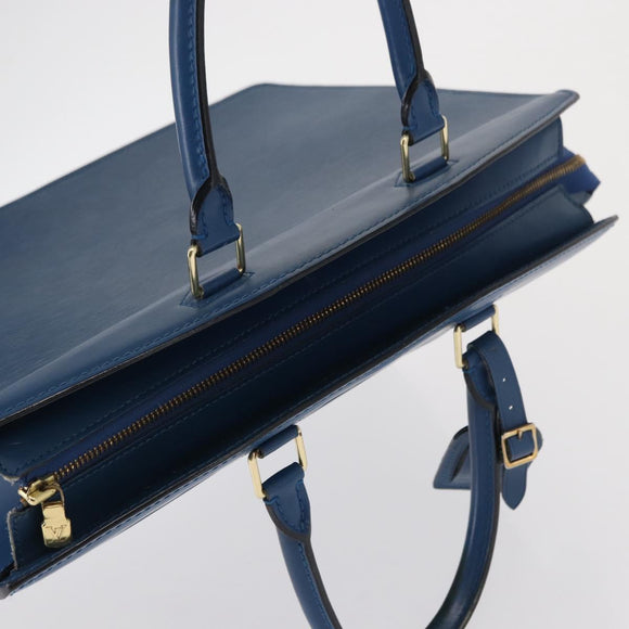 LOUIS VUITTON Epi Riviera Hand Bag Blue M48185 LV Auth ki6302