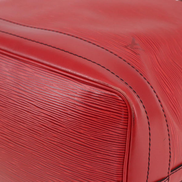 LOUIS VUITTON Epi Noe Shoulder Bag Red M44007 LV Auth ki6303