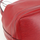 LOUIS VUITTON Epi Noe Shoulder Bag Red M44007 LV Auth ki6303-14