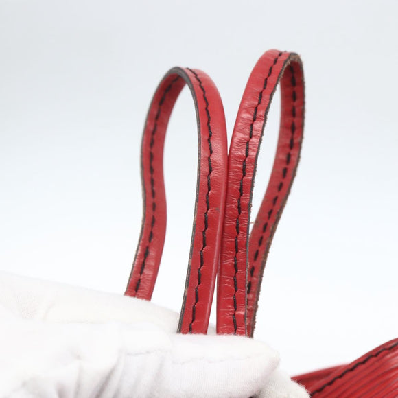 LOUIS VUITTON Epi Noe Shoulder Bag Red M44007 LV Auth ki6303