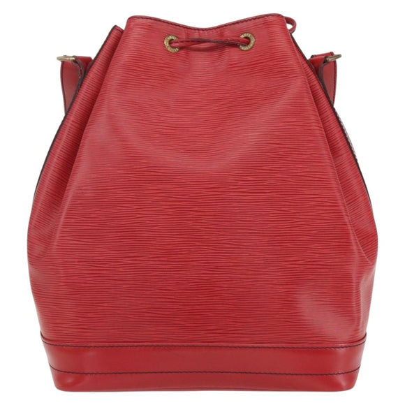 LOUIS VUITTON Epi Noe Shoulder Bag Red M44007 LV Auth ki6303