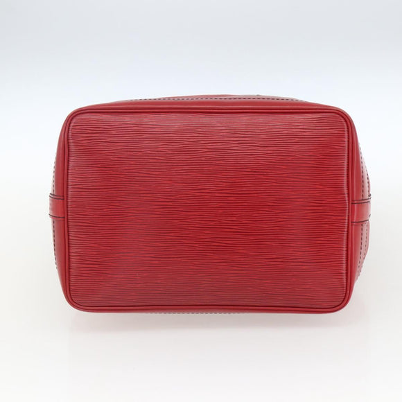 LOUIS VUITTON Epi Noe Shoulder Bag Red M44007 LV Auth ki6303