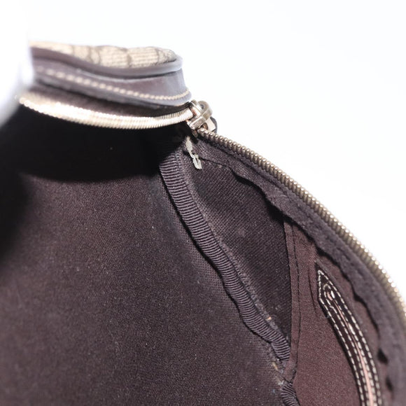 GUCCI GG Supreme Body Bag PVC Beige Gold 233269 Auth ki6304