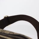 GUCCI GG Supreme Body Bag PVC Beige Gold 233269 Auth ki6304-14