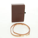 LOUIS VUITTON Adjustable Shoulder Strap Leather 39.4""-45.7"" Beige Auth ki6311-6