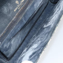 GUCCI GG Supreme Clutch Bag PVC Navy Gold 89 01 006 Auth ki6318-15