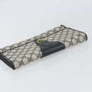 GUCCI GG Supreme Clutch Bag PVC Navy Gold 89 01 006 Auth ki6318-6