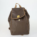 CELINE Macadam Canvas Bag PVC Leather 5 Set Brown Beige black Auth ki6322-2