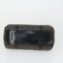 CELINE Macadam Canvas Bag PVC Leather 5 Set Brown Beige black Auth ki6322-29