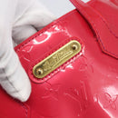 LOUIS VUITTON Monogram Vernis Wilshire PM Hand Bag Rose Pop M93643 Auth ki6328-14