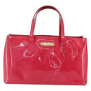 LOUIS VUITTON Monogram Vernis Wilshire PM Hand Bag Rose Pop M93643 Auth ki6328-2