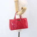 LOUIS VUITTON Monogram Vernis Wilshire PM Hand Bag Rose Pop M93643 Auth ki6328-22