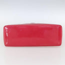 LOUIS VUITTON Monogram Vernis Wilshire PM Hand Bag Rose Pop M93643 Auth ki6328-9