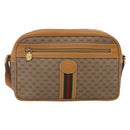 GUCCI Micro GG Supreme Web Sherry Line Bag PVC Beige 001 113 0942 Auth ki6329-13