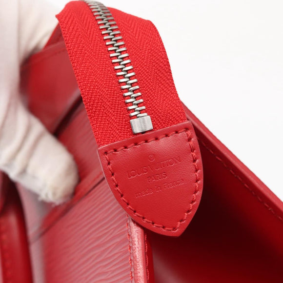 LOUIS VUITTON Epi Riviera Hand Bag Red M48187 LV Auth ki6333