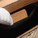 Christian Dior Trotter Canvas Street chic Shoulder Bag Beige Gold Auth ki6338-12