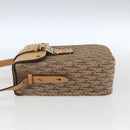 Christian Dior Trotter Canvas Street chic Shoulder Bag Beige Gold Auth ki6338-3