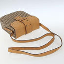Christian Dior Trotter Canvas Street chic Shoulder Bag Beige Gold Auth ki6338-7
