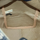 Christian Dior Trotter Canvas Boston Bag Navy Silver Auth ki6339-17