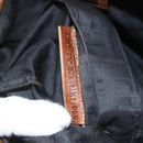 FENDI Zucca Canvas Tote Bag Black Brown Auth ki6340-12