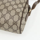 GUCCI GG Supreme Web Sherry Line Shoulder Bag PVC Beige 72 001 4071 Auth ki6343-12
