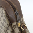 GUCCI GG Supreme Web Sherry Line Shoulder Bag PVC Beige 72 001 4071 Auth ki6343-14