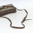 GUCCI GG Supreme Web Sherry Line Shoulder Bag PVC Beige 72 001 4071 Auth ki6343-7
