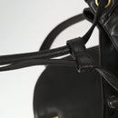 CHANEL Matelasse Backpack Lamb Skin Dark Brown Gold CC Auth ki6346-15