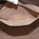 GUCCI GG Supreme Web Sherry Line Tote Bag PVC Beige Gold 010 378 Auth ki6347-22