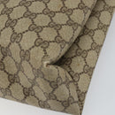 GUCCI GG Supreme Web Sherry Line Tote Bag PVC Beige Gold 39 02 091 Auth ki6348-9
