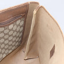 GUCCI GG Supreme Web Sherry Line Tote Bag PVC Beige Gold 39 02 091 Auth ki6348-18