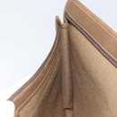 GUCCI GG Supreme Web Sherry Line Clutch Bag PVC Beige 017 37 4125 Auth ki6349-11