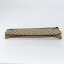 GUCCI GG Supreme Web Sherry Line Clutch Bag PVC Beige 017 37 4125 Auth ki6349-6
