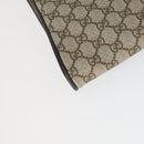 GUCCI GG Supreme Kleiderschutzhülle PVC Leder Beige Auth ki6350-15