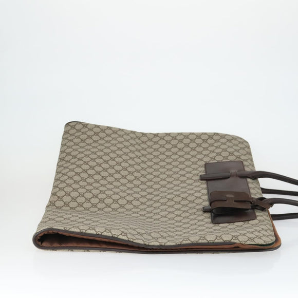 GUCCI GG Supreme Kleiderschutzhülle PVC Leder Beige Auth ki6350