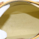 LOUIS VUITTON Monogram Vernis Houston Hand Bag Lime Yellow M91055 LV Auth ki6351-17