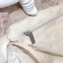 CHANEL New Travel Line Tote Bag Nylon Pink Gold CC Auth ki6352-18