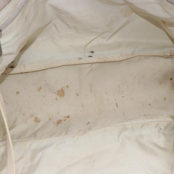 CHANEL New Travel Line Tote Bag Nylon Pink Gold CC Auth ki6352