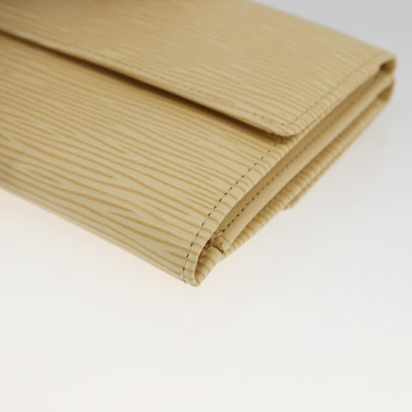 LOUIS VUITTON Epi Porte Monnaie Bier Cartes Crdit Cream M6348A Auth ki6354V