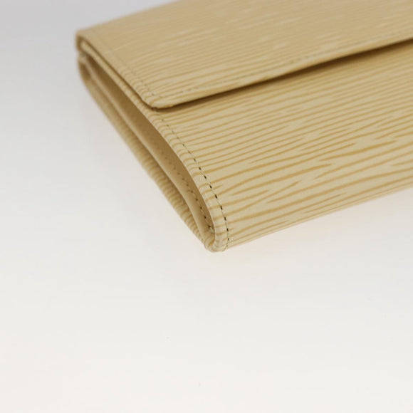 LOUIS VUITTON Epi Porte Monnaie Bier Cartes Crdit Cream M6348A Auth ki6354V