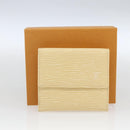LOUIS VUITTON Epi Porte Monnaie Bier Cartes Crdit Cream M6348A Auth ki6354V-12
