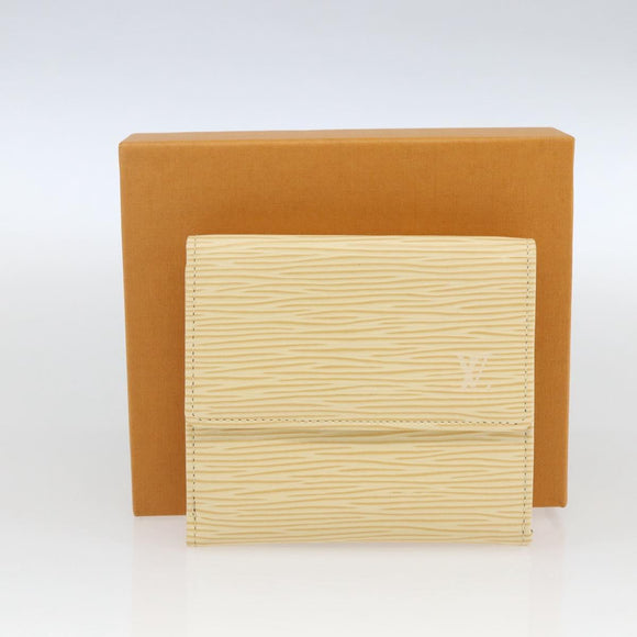 LOUIS VUITTON Epi Porte Monnaie Bier Cartes Crdit Cream M6348A Auth ki6354V