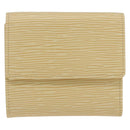 LOUIS VUITTON Epi Porte Monnaie Bier Cartes Crdit Cream M6348A Auth ki6354V-2