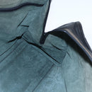 LOEWE Anagram Amazona 40 Hand Bag Leather Gold Black Auth ki6358-18