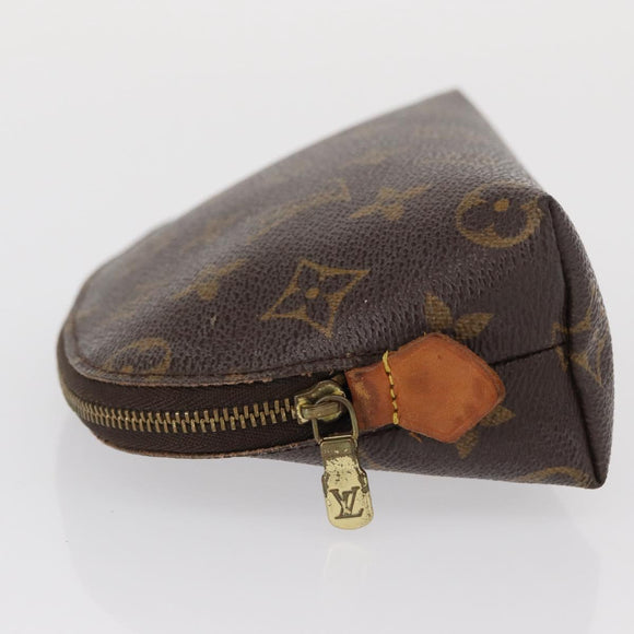 LOUIS VUITTON Monogram Pochette Cosmetic PM Pouch M43998 LV Auth ki6368