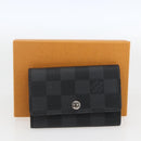 LOUIS VUITTON Damier Graphite Multi Cles 6 Key Case N62662 LV Auth ki6370-12