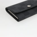 LOUIS VUITTON Damier Graphite Multi Cles 6 Key Case N62662 LV Auth ki6370-15