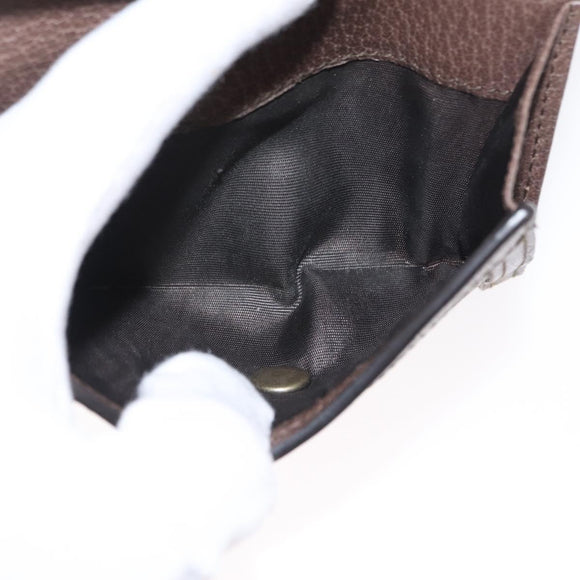 GUCCI GG Supreme Web Sherry Line Wallet PVC Beige Red 523173 Auth ki6372V